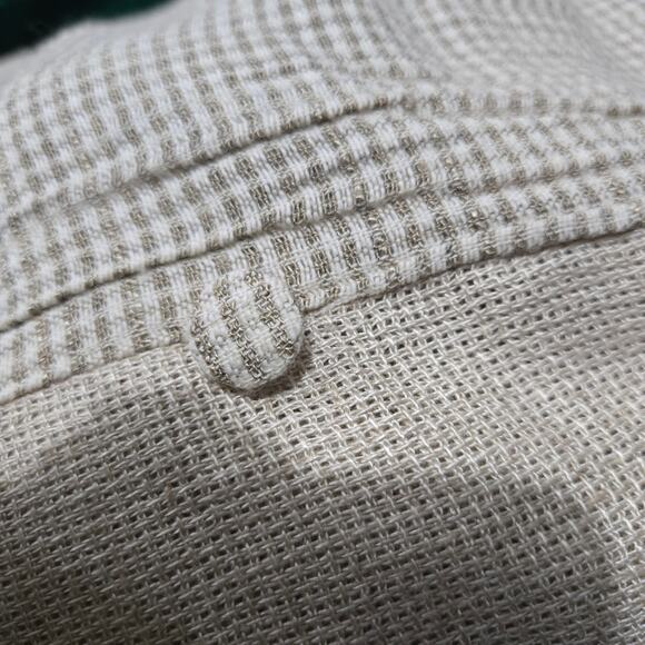 KC Spencer Column Straight Midi Dress Tan Mixed Print Checks Gingham Deadstock 8 - Picture 15 of 16